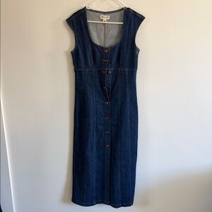 Madewell Blue Denim Top